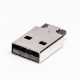 USB Type A Male 2.0 Connector Offest Type for PCB Mount USB Type A Male 2.0 Connector Offest Type for PCB Mount