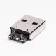 USB Type A Male 2.0 Connector Offest Type for PCB Mount USB Type A Male 2.0 Connector Offest Type for PCB Mount