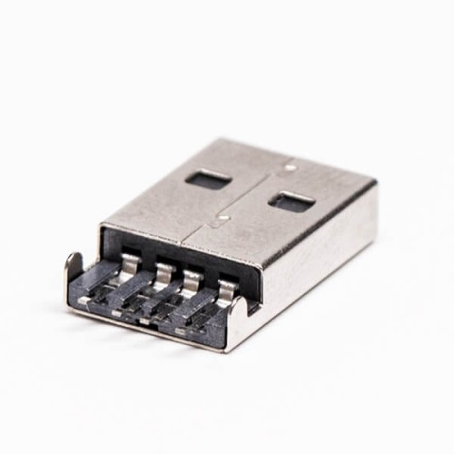 USB Type A Plug 90 Degree SMT for PCB Mount USB Type A Plug 90 Degree SMT for PCB Mount