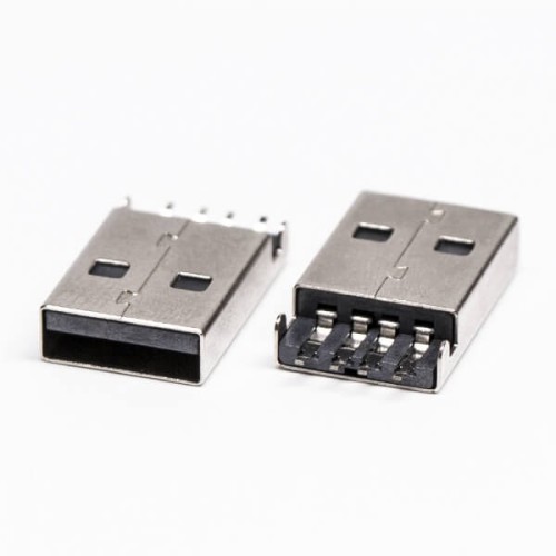 USB Type A Plug 90 Degree SMT for PCB Mount USB Type A Plug 90 Degree SMT for PCB Mount
