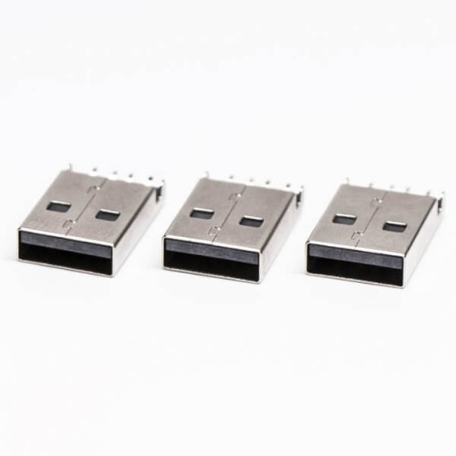 USB Type A Plug 90 Degree SMT for PCB Mount USB Type A Plug 90 Degree SMT for PCB Mount