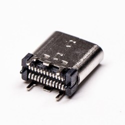 USB Type C 180 Degree Female SMT and DIP for PCB Mount
