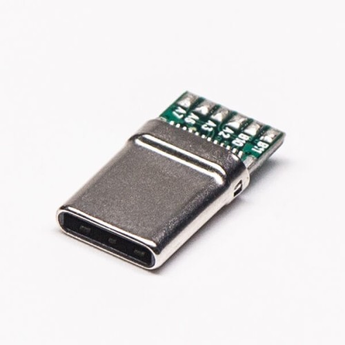 USB Type C 180 Degree Plug 24 Pin Solder Type for Cable USB Type C 180 Degree Plug 24 Pin Solder Type for Cable