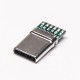 USB Type C 180 Degree Plug 24 Pin Solder Type for Cable USB Type C 180 Degree Plug 24 Pin Solder Type for Cable