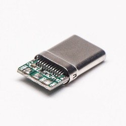 USB Type C 180 Degree Plug 24 Pin Solder Type for Cable