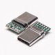 USB Type C 180 Degree Plug 24 Pin Solder Type for Cable USB Type C 180 Degree Plug 24 Pin Solder Type for Cable