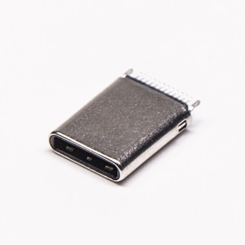 USB Type C Connector Plug Straight 24 Pin Through Hole for PCB Mount USB Type C Connector Plug Straight 24 Pin Through Hole for PCB Mount