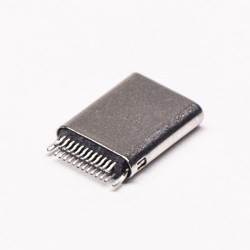 USB Type C Connector Plug Straight 24 Pin Through Hole for PCB Mount