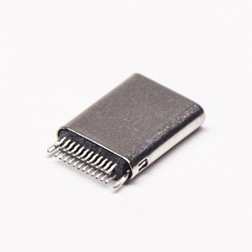 USB Type C Connector Plug Straight 24 Pin Through Hole for PCB Mount USB Type C Connector Plug Straight 24 Pin Through Hole for PCB Mount