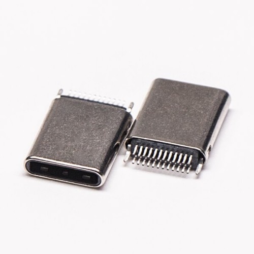 USB Type C Connector Plug Straight 24 Pin Through Hole for PCB Mount USB Type C Connector Plug Straight 24 Pin Through Hole for PCB Mount