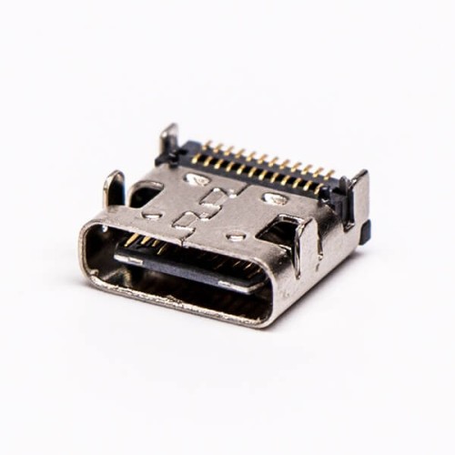 USB Type C Female Connector Right Angled SMT for PCB Mount USB Type C Female Connector Right Angled SMT for PCB Mount