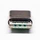USB Type C Male 180 Degree Straight PCB Mount Connector USB Type C Male 180 Degree Straight PCB Mount Connector