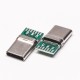 USB Type C Male Connector Straight 180 Degree USB Type C Male Connector Straight 180 Degree
