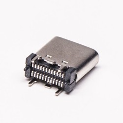 USB Type C PCB Mount Female Vertical Type SMT