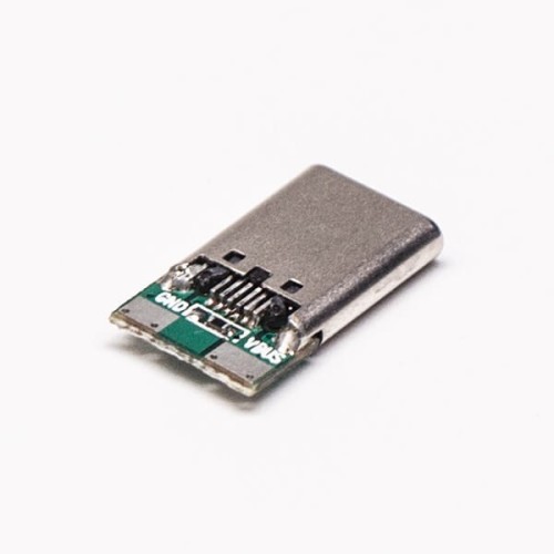 USB Type C Port Plug Straight 12 Pin PCB Mount USB Type C Port Plug Straight 12 Pin PCB Mount