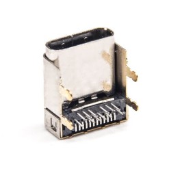 USB Type C Right Angle 24 Pin Connector Through Hole for PCB Mount