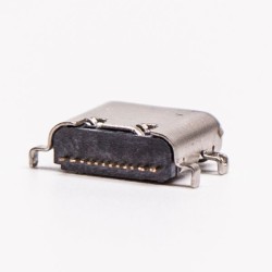 USB Type C Right Angle Female Offset Type