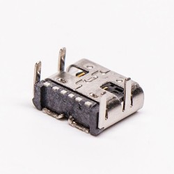 USB Type C Right Angle Female SMT Through Hole