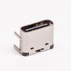 USB Type C Right Angle Female SMT Through Hole