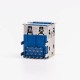 usb3.0 Type A Dual Port Female Right Angled Through Hole usb3.0 Type A Dual Port Female Right Angled Through Hole