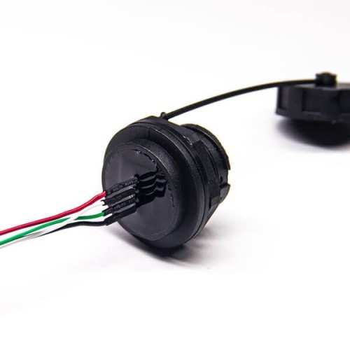 Waterproof 4p USB Connector IP67 Female A type with Panel Mount 20pcs Waterproof 4p USB Connector IP67 Female A type with Panel Mount 20pcs