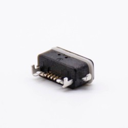 IP66 Waterproof MICRO USB Type B Female 5P Connector SMT With Rating 3 A IP66