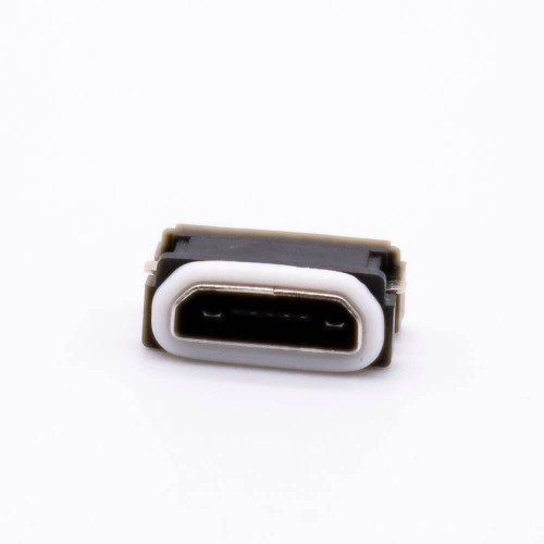 MICRO USB Connector Waterproof B Type 5 Pin With Waterproof Ring SMT IPX8 MICRO USB Connector Waterproof B Type 5 Pin With Waterproof Ring SMT IPX8