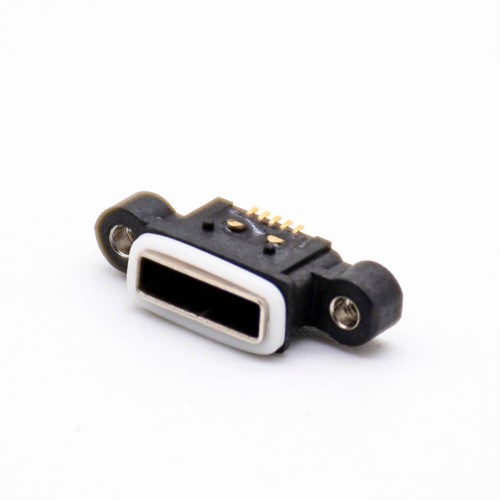 MICRO USB IP67 Waterproof Connector AB Type 5 Pin SMT With Screw Holes With Waterproof Ring MICRO USB IP67 Waterproof Connector AB Type 5 Pin SMT With Screw Holes With Waterproof Ring