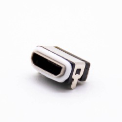 MICRO USB Type B Waterproof Female Connector 5Pin IPX8 Connector SMT