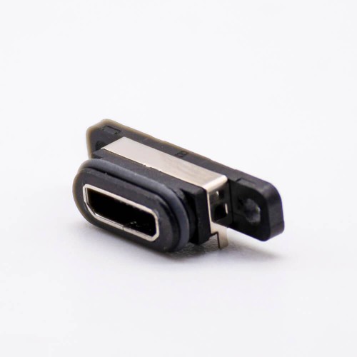 MICRO USB Waterproof IPX8 Connector SMT B Type 5 Pin With Holes MICRO USB Waterproof IPX8 Connector SMT B Type 5 Pin With Holes