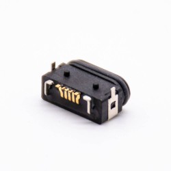 USB MICRO B Type 5Pin SMT/dIP IPX8 MICRO USB Waterproof Female Connector