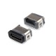 USB Type C 6 Pin Female Connector Angled Type With Waterproof Ring SMT for PCB USB Type C 6 Pin Female Connector Angled Type With Waterproof Ring SMT for PCB