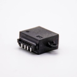 USB Waterproof Connector A Female Socket IPX8 4Pin USB2.0 A Offset Type 90 Degrees