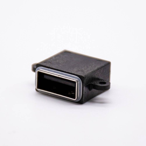 USB Waterproof Connector A Female Socket IPX8 4Pin USB2.0 A Offset Type 90 Degrees USB Waterproof Connector A Female Socket IPX8 4Pin USB2.0 A Offset Type 90 Degrees
