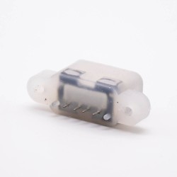 USB Waterproof Female Socket IPX6 Straight SMT 4 Pin Type A