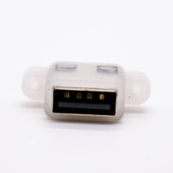 USB Waterproof Female Socket IPX6 Straight SMT 4 Pin Type A