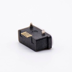 Waterproof IP66 MICRO USB Connector smt Type 5 Pin B Type SMT With Waterproof Ring