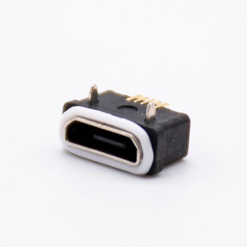 Waterproof IP66 MICRO USB Connector smt Type 5 Pin B Type SMT With Waterproof Ring Waterproof IP66 MICRO USB Connector smt Type 5 Pin B Type SMT With Waterproof Ring