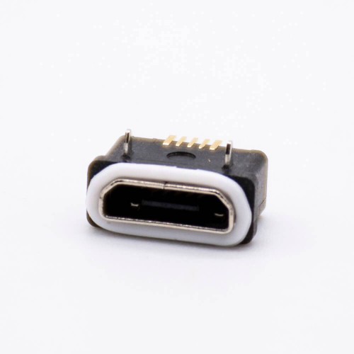 Waterproof IP66 MICRO USB Connector smt Type 5 Pin B Type SMT With Waterproof Ring Waterproof IP66 MICRO USB Connector smt Type 5 Pin B Type SMT With Waterproof Ring
