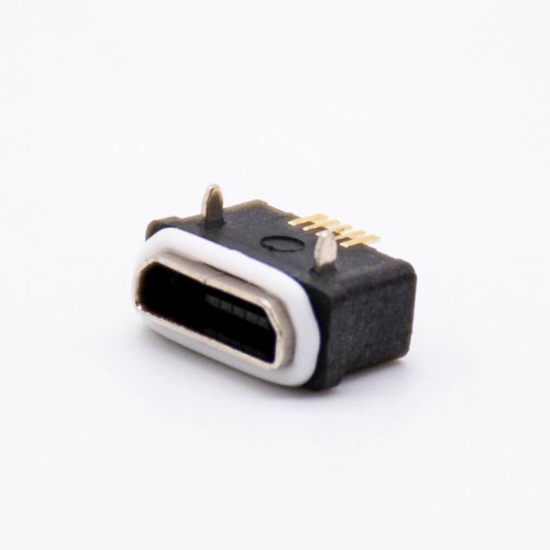 Waterproof level IP66 Female MICRO USB Connector 5 Pin B Type With Waterproof Ring SMT Waterproof level IP66 Female MICRO USB Connector 5 Pin B Type With Waterproof Ring SMT