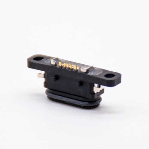 Waterproof level IPx8 MICRO USB Connector B Type Female 5P SMT With Waterproof Ring Rating 3A Waterproof level IPx8 MICRO USB Connector B Type Female 5P SMT With Waterproof Ring Rating 3A