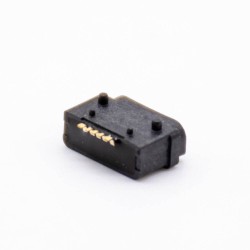 Waterproof MICRO USB port Type B Female Socket 5P IPX7 SMT plastic shell