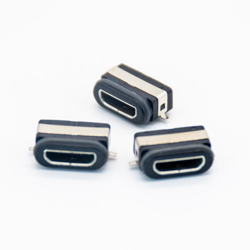 Waterproof MICRO USB Socket Female Connector B Type IP68 SMT full stickers 5Pin With Rating 3A Waterproof MICRO USB Socket Female Connector B Type IP68 SMT full stickers 5Pin With Rating 3A