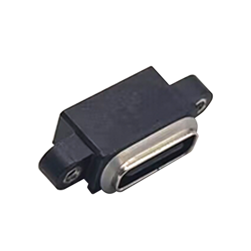 Waterproof Type C Connector Female Socket 6P SMT With Waterproof Ring Waterproof Type C Connector Female Socket 6P SMT With Waterproof Ring