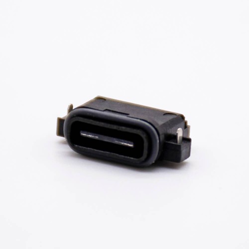 Waterproof Type C USB Socket Connector IPX8 Offset Type Female 16-Pin Waterproof Type C USB Socket Connector IPX8 Offset Type Female 16-Pin
