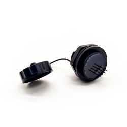 Waterproof USB 2.0 Connectors Type A Female Front Panel Lock Mount IP67 with Dust Cover