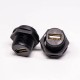 Waterproof USB 2.0 Type A Front Panel Mount USB Female Connector Socket Gold Plated Waterproof USB 2.0 Type A Front Panel Mount USB Female Connector Socket Gold Plated