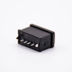 Waterproof USB charger Socket Female 4 Pin A Type SMT IPX8 Straight