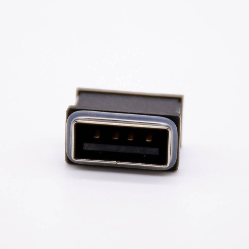 Waterproof USB charger Socket Female 4 Pin A Type SMT IPX8 Straight Waterproof USB charger Socket Female 4 Pin A Type SMT IPX8 Straight