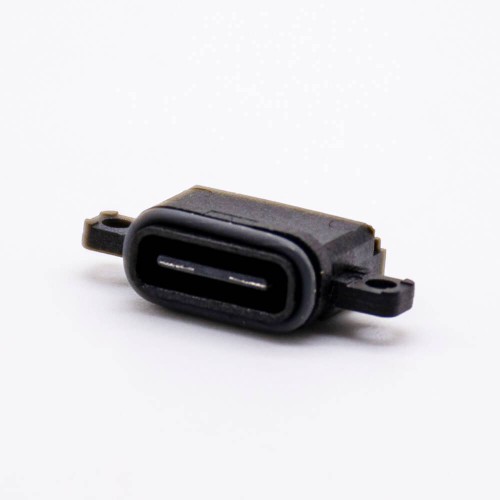 Waterproof USB Type C Connector Offset Type IPX8 16P With Waterproof Ring Waterproof USB Type C Connector Offset Type IPX8 16P With Waterproof Ring